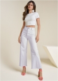 Venus New Vintage High Rise Jeans in White Denim Venus New Vintage High Rise Jeans in White Denim