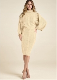 Venus Two-Piece Sweater Dress - Beige Venus Two-Piece Sweater Dress - Beige
