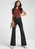 Venus Corduroy Flared Pants in Black Venus Corduroy Flared Pants in Black
