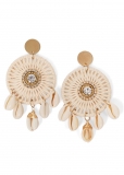 Venus Shell Drop Earrings in Cream Venus Shell Drop Earrings in Cream