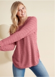 Venus VENUS | Button Detail Sweater in Pink Venus VENUS | Button Detail Sweater in Pink
