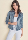 Venus Jean Jacket in Light Wash Venus Jean Jacket in Light Wash