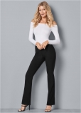 Venus Slimming Pull On Pants in Black Venus Slimming Pull On Pants in Black