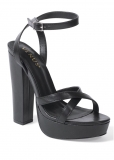 Venus Block Heel Platform Sandals in Black Venus Block Heel Platform Sandals in Black