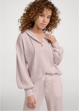 Venus Brushed Waffle Hoodie in Mauve Venus Brushed Waffle Hoodie in Mauve
