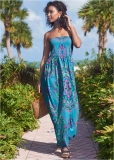 Venus Maxi Dress - Aqua Reef Multi Venus Maxi Dress - Aqua Reef Multi