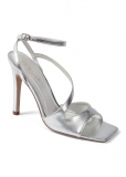Venus Strappy Wrap Heels in Silver Venus Strappy Wrap Heels in Silver