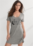 Venus Heathered Grey SLEEP SHIRT Venus Heathered Grey SLEEP SHIRT
