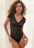 Venus Black LACE CAP SLEEP TEDDY Venus Black LACE CAP SLEEP TEDDY