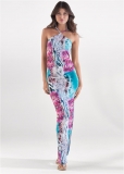Venus Plus Size Printed Maxi Dress Venus Plus Size Printed Maxi Dress