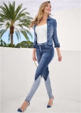 Venus Denim Blue LASER PRINT SKINNY JEANS Venus Denim Blue LASER PRINT SKINNY JEANS