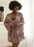 Venus Flirty Cheetah KIMONO SLEEVE ROBE Venus Flirty Cheetah KIMONO SLEEVE ROBE