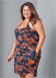 Venus Plus Size Tie-Dye Tank Dress Venus Plus Size Tie-Dye Tank Dress