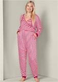 Venus Red & White STRIPED ONESIE Venus Red & White STRIPED ONESIE