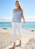Venus Plus Size Lift Jeans in White Denim Venus Plus Size Lift Jeans in White Denim