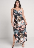 Venus Plus Size Floral Maxi Dress Venus Plus Size Floral Maxi Dress