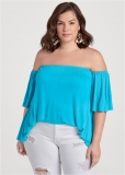 Venus Plus Size Off-The-Shoulder Top Venus Plus Size Off-The-Shoulder Top