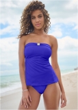 Venus Plus Size Goddess Bandeau Tankini Top Bikini - Cobalt Blue Venus Plus Size Goddess Bandeau Tankini Top Bikini - Cobalt Blue