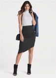 Venus Black EASY MIDI SKIRT Venus Black EASY MIDI SKIRT