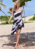 Venus Asymmetrical Cover-Up Dress in Paint Party Venus Asymmetrical Cover-Up Dress in Paint Party