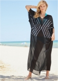 Venus Sequin Maxi Caftan in Black Beauty Venus Sequin Maxi Caftan in Black Beauty