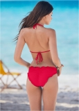 Venus Ruffle Scrunch Back Bottom Bikini - Red Hot Venus Ruffle Scrunch Back Bottom Bikini - Red Hot