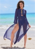 Venus Butterfly Cover-Up Dress in Ultramarine Blue Venus Butterfly Cover-Up Dress in Ultramarine Blue
