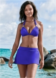 Venus Skirted Mid-Rise Bottom Bikini - Cobalt Blue Venus Skirted Mid-Rise Bottom Bikini - Cobalt Blue